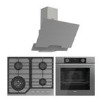 Ferre Fryart Nt Asimetrik D065 - NT028/W - XE63CPR Serisi Gri Ankastre Cam Set