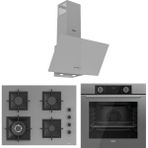 Ferre Fryart Sc Serisi Wok'lu Gri 3'Lü Ankastre Set ( Xe63cpr-Sc408-D088)
