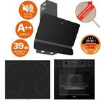 Ferre Fryart&buharlı Bodiy Sessiz Davlumbaz Elektrikli Siyah Ank. Set (D080-SA + MS261 + QEP64CS)