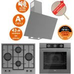 Ferre Fryart&silentart Mova/ Sessiz Yeni Seri Antrasit Gri Ankastre Set (D079-SA + QXE62CPR +LN388) - Antrasit - Gri