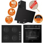 Ferre Fryart&silentart-Steamart Qef Sessiz Yeni Seri Siyah Ankastre Set (D086-SA +XE64CS +CS205-FA)
