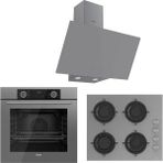 Ferre Luxury D079 - CS208 - XE63CPR Gri 3'lü Ankastre Set