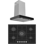Ferre Mega Plus Serisi 2'li Cam Ankastre Set (D100-ED035)