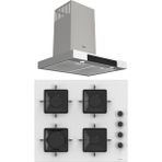 Ferre Mega Plus Serisi 2'li Cam Ankastre Set (D101-SS206)