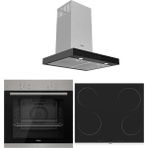Ferre Mega Plus Serisi 3'lü Cam Ankastre Set (XE61MDV-MS261-D100)