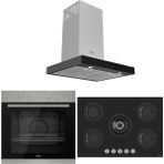 Ferre Mega Plus Serisi 3'lü Cam Ankastre Set (XE61MDV-RS035-D100)