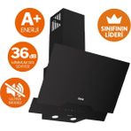 Ferre Neo Ultra Sessiz Vitroseramik Elektrikli Ankastre Set (D063-SA + Ms 261+ QBL62CS ) - Siyah