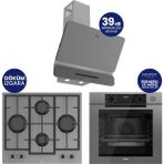 Ferre New Steamart & Fryart Chef Edition Gri 3'lü Ankastre Set QEP64CPR-LN388-D082SA