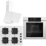 Ferre QEP63CB - SS206 - D081-SA White FryArt 3'lü Ankastre Set