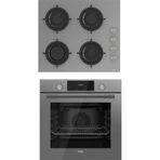 Ferre QMS63CPR - CS208 Gri 2'li Cam Ankastre Set