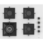 Ferre SC406-WFA Flameart Beyaz Döküm 65 cm Cam Ocak
