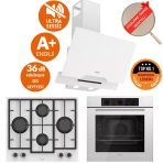Ferre Silenart Lento Yeni Seri Ultra Sessiz Beyaz Ankastre Set ( D064-Sa + Ln386 + Qbl62cb)