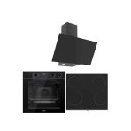 Ferre Steam Plus Serisi 3lü Cam Ankastre Set (QEP64CS-MS261-D077)