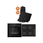 Ferre Steam Plus Serisi 3lü Cam Ankastre Set (QEP64CS-SS205-D063SA)