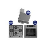 Ferre Steamart & Fryart Chef Edition Gri 3'lü Ankastre Set XE64CPR-LN388-D082SA