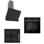 Ferre Svart CS Serisi XE61Cs - CS205 - D080 Lux Siyah 3'lü Ankastre Set
