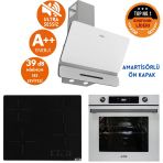 Ferre Ve Afm Tech Marka Sessiz İdol Elek.vitro Beyaz Dijital Ankastre Set (D081-Sa + V6-04 +Fm7701)