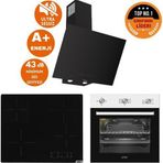 Ferre ve Afm Tech Markalı / Cook Elektrikli Vitro. Sessiz Ankastre Set (D077-SA + V6-04 + FM7301)
