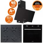 Ferre Ve Afm Tech Markalı Rıa Sessiz Turbo Dijital Siyah Ankastre Set (D086-Sa +Fm7700 +Fm-Bd2200)