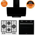 Ferre Ve Afm Tech Markalı / Suw 8 Prog. Turbolu Siyah Dijital Ankastre Set (Ln386 + Fm7700+Fm3250)