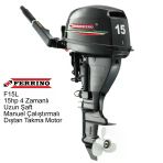 Ferrino 15 Hp 4T Dıştan Takma Motor (Model:f15bwl-R) Uzun Şaft Manuel