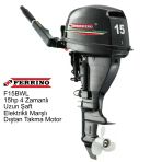 Ferrino 15 Hp 4T Dıştan Takma Motor (Model:F15BWL) Uzun Şaft Marşlı