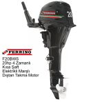 Ferrino 20 Hp 4T Dıştan Takma Motor (Model:f20bws) Kısa Şaft Marşlı