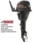 Ferrino 20 Hp 4T Dıştan Takma Motor (Model:f20bws) Kısa Şaft Marşlı
