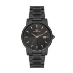 Ferro F11154a-G Quartz Çelik Siyah 41 Mm Erkek Kol Saati