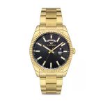 Ferro F11211a-B2 Quartz Çelik Altın Rengi Siyah Kadran 41 Mm Erkek Kol Saati