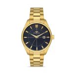 Ferro F11239a-B2 Quartz Çelik Altın Rengi 42 Mm Erkek Kol Saati