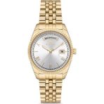 Ferro FL21131A-B Quartz Çelik Altın Rengi 35 mm Kadın Kol Saati - tek ebat