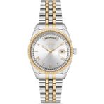 Ferro FL21131A-D Quartz Çelik Altın/gri 35 mm Kadın Kol Saati - tek ebat