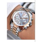 Ferro Fl21259a-E 36 Mm Rose Gold/Metalik Gri Kadın Kol Saati+ Bileklik Teşhir