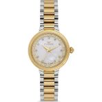 Ferro FL21493A-D Quartz Çelik Altın/gri 28 mm Kadın Kol Saati - tek ebat