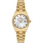Ferro FL21570AWT-B Quartz Çelik Kordon Altın Rengi 31 mm Kadın Kol Saati - tek ebat