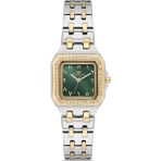 Ferro FL21609AWT-D6 Quartz Çelik Altın/gri Yeşil Kadran 25 mm Kadın Kol Saati - standart