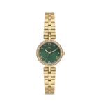 Ferro Fl21612awt-B6 Quartz Çelik Altın Rengi Yeşil Kadran 21 Mm Kadın Kol Saati