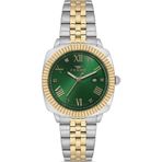 Ferro Fl21625awt-D6 Quartz Çelik Altın/Gri Yeşil Kadran 32 Mm Kadın Kol Saati