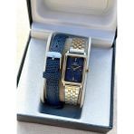 Ferro FL21626AWT-D3 Quartz Çift Kordonlu Lacivert Kadran 22 mm Kadın Kol Saati - tek ebat