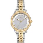 Ferro FL21632AWT-D Quartz Çelik Altın/gri 32 mm Kadın Kol Saati - Altın - Metalik Gri
