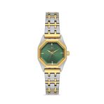 Ferro Fl43019a-D6 Quartz Çelik Altın/Gri Yeşil 26 Mm Kadın Kol Saati