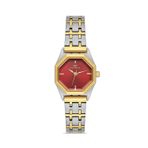 Ferro Fl43019a-D8 Quartz Çelik Altın/Gri Kırmızı Kadran 26 Mm Kadın Kol Saati