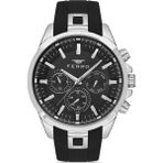 Ferro FM11379DWT-J Quartz Çelik Silikon Siyah 46 mm Erkek Kol Saati - tek ebat