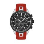 Ferro Fm11379dwt-J Quartz Çelik Silikon Siyah 46 Mm Erkek Kol Saati