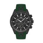 Ferro Fm11379dwt-Zf2 Quartz Silikon Yeşil Siyah Kadran 46 Mm Erkek Kol Saati