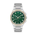 Ferro Fm11590awt-D6 Quartz Çelik Gri Yeşil Kadran 44 Mm Erkek Kol Saati