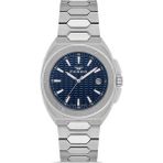 Ferro FM40160A-A3 Quartz Çelik Gri Lacivert Kadran 42 mm Erkek Kol Saati - tek ebat