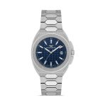 Ferro Fm40160a-A3 Quartz Çelik Gri Lacivert Kadran 42 Mm Erkek Kol Saati