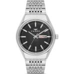Ferro Fm43012a-A2 Quartz Çelik Gri Siyah Kadran 40 Mm Erkek Kol Saati